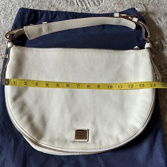 Gently used White Dooney & Bourke hobo - Picture 5 of 10